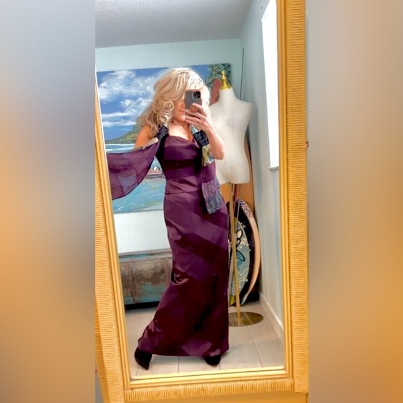🍷Montage Mon Cherie, Stunning Formal Gown, Elegant, Classic & Timeless, Size 12 - Picture 10 of 10